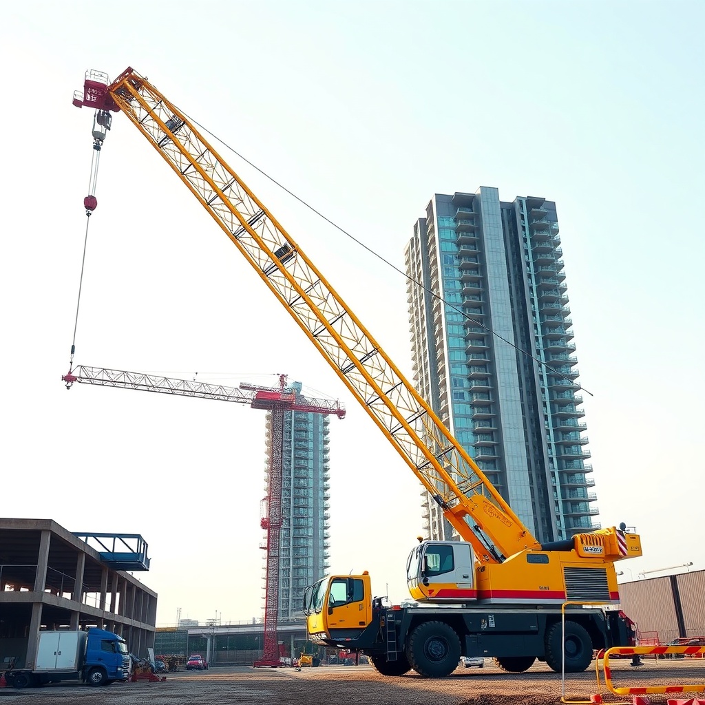 A Liebherr LTM 1050-3