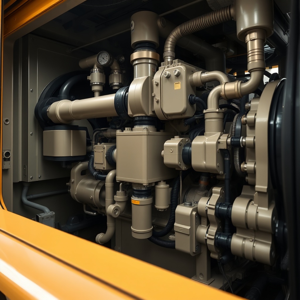 Close-up of the Liebherr LTM 1050-3